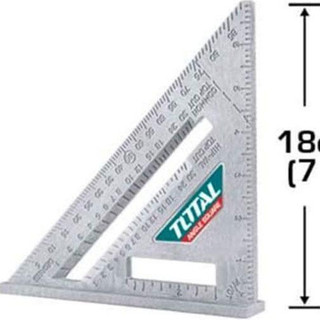 Thước ê ke tam giác 7inch total tmt61201