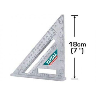 Thước ê ke tam giác 7inch Total TMT61201