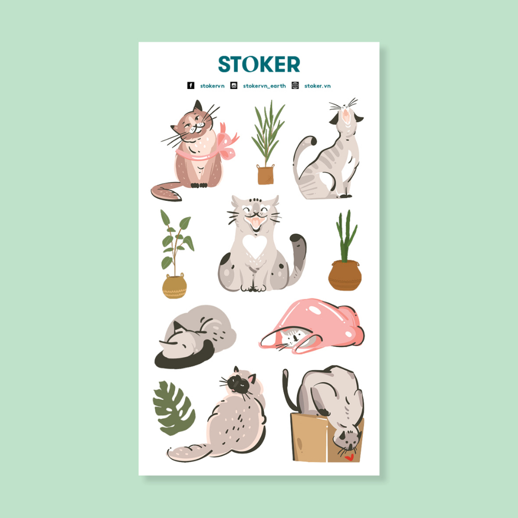 Sticker Thân Thiện Với Môi Trường - Chào Thu 2021