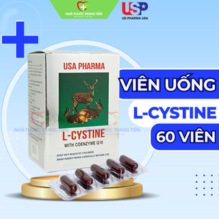 L cystine hỗ trợ làm đẹp da, giảm rụng tóc Hộp 60 viên 500mg, giảm nám, tàn nhang