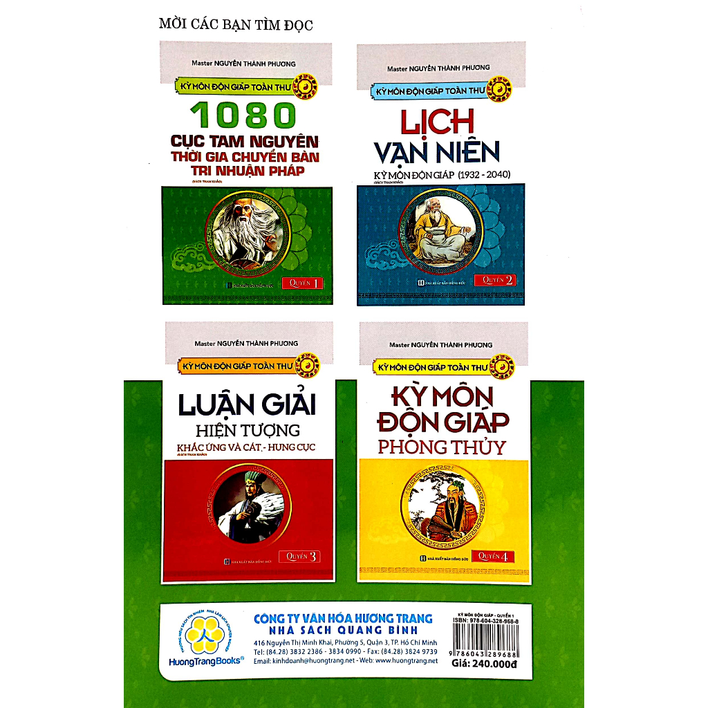 Sách - Kỳ Môn Độn Giáp Toàn Thư - Quyển 1: 1080 Cục Tam Nguyên Thời Gia Chuyển Bàn Tri Nhuận Pháp