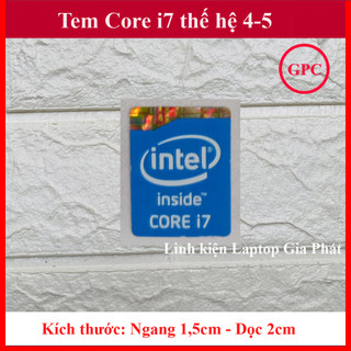 Tem core i7 thế hệ 4, tem core i7 thế hệ 5 - màu xanh