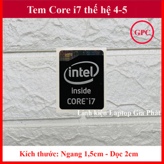 Tem core i7 thế hệ 4, thế hệ 5 - màu đen