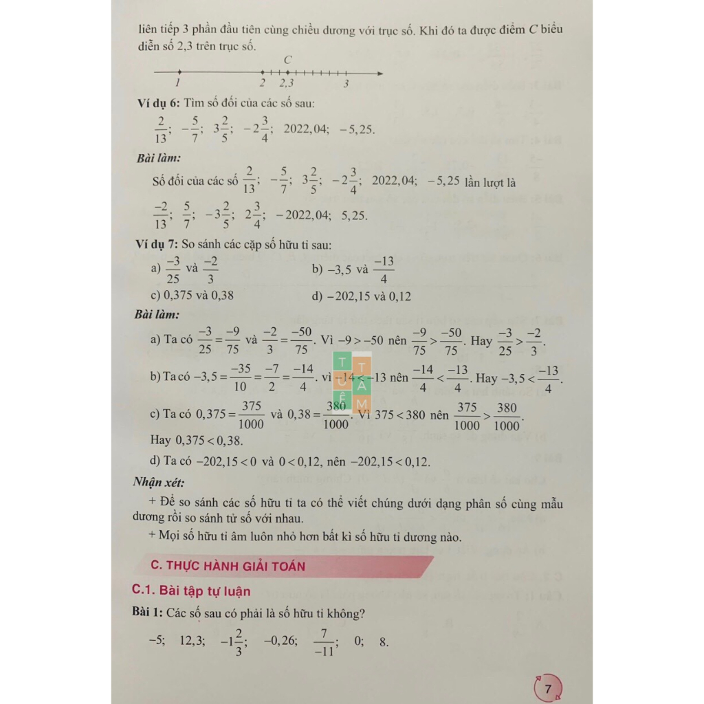 Sách - Phát triển năng lực tư duy và sáng tạo Toán 7