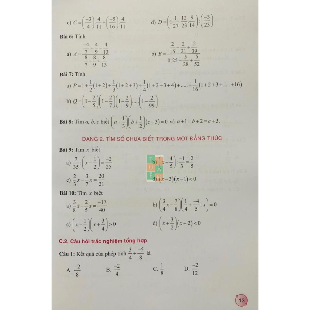 Sách - Phát triển năng lực tư duy và sáng tạo Toán 7