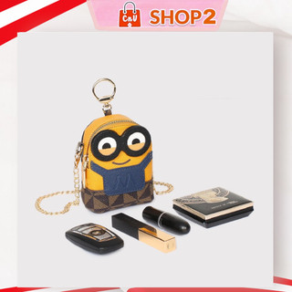 Túi đeo chéo, đeo vai, túi mini, ví mini minion thời trang
