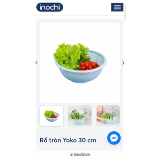 Rổ tròn Yoko 30cm (inochi)