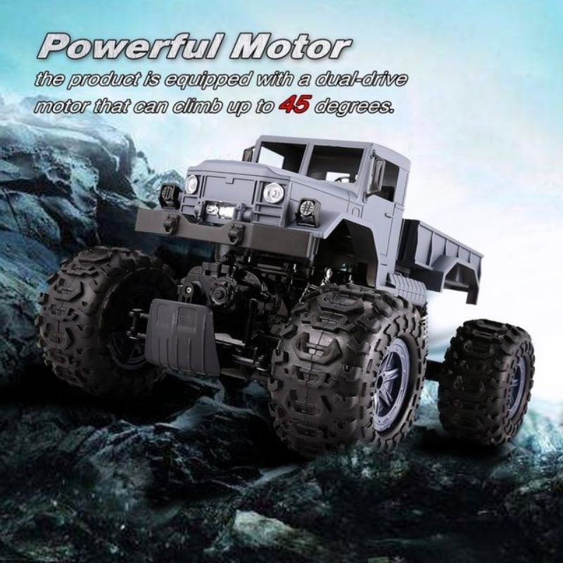 Xe tải địa hình điều khiển từ xa Off road 4WD lội nước 1/12