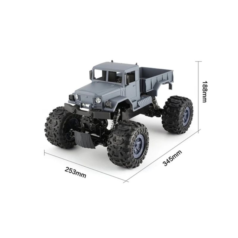 Xe tải địa hình điều khiển từ xa Off road 4WD lội nước 1/12