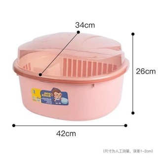 Úp bát nhựa có nắp đậy và khay hứng tiện lợi sạch sẽ chống côn trùng