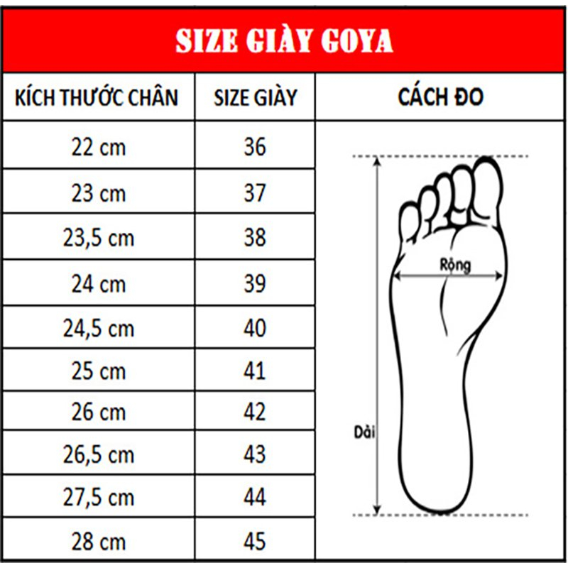Giày thể thao Sneaker nữ Goya GY232 năm 2023