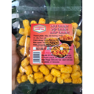Bánh ăn vặt nui chiên bơ cay sấy giòn và nui sen sấy giòn 120g