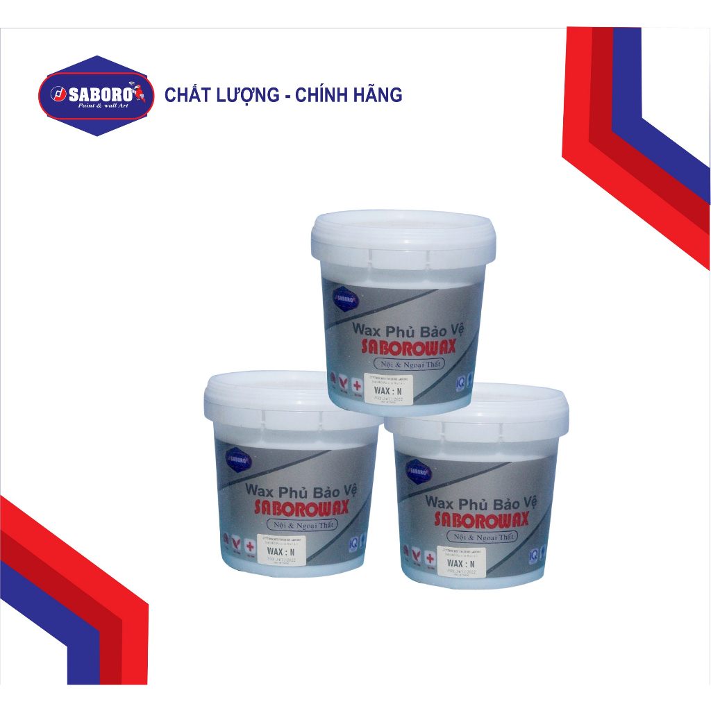 Wax Phủ Bảo Vệ Cho Sơn Bê Tông Và Sơn Hiệu Ứng Saboro