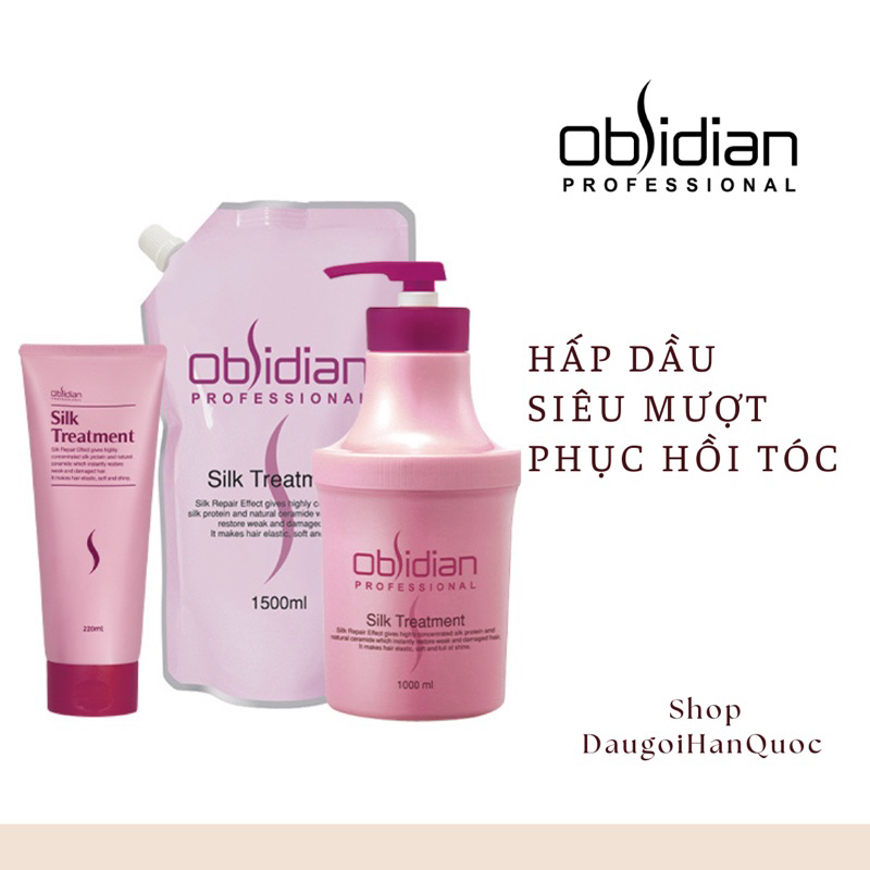 Hấp Siêu Mượt Obsidian ( Chính Hãng , chuẩn hàng công ty nhập khẩu 100%. không đúng hoàn tiền)