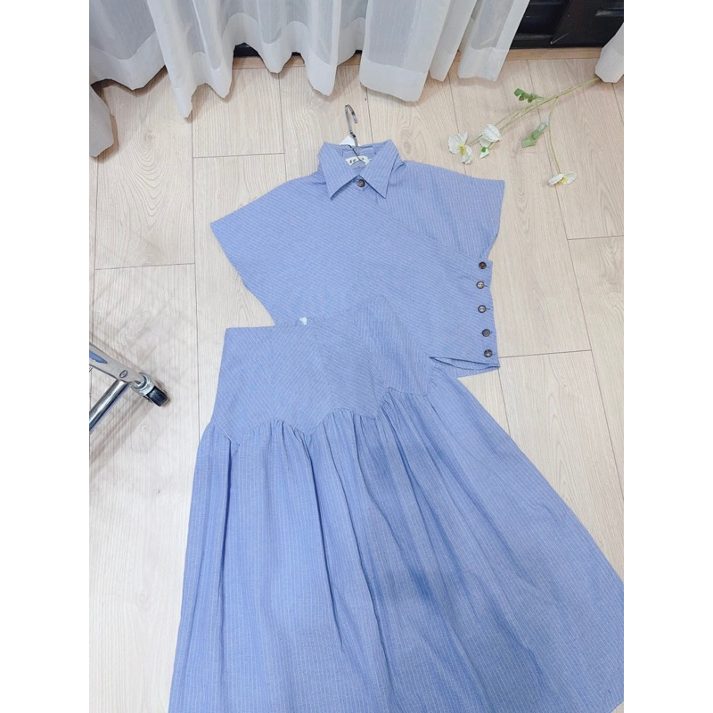 Set áo + chân váy dài