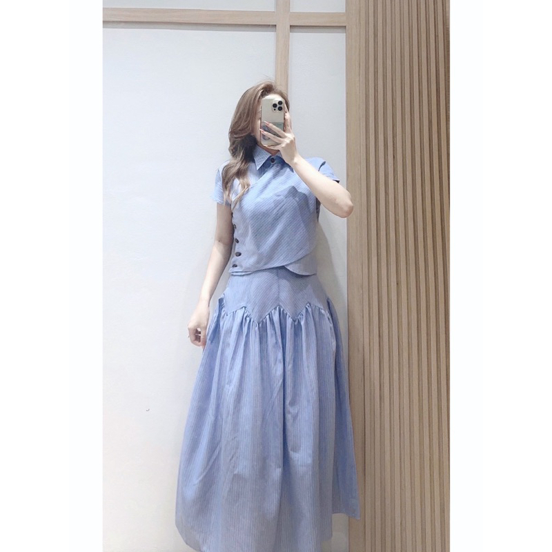 Set áo + chân váy dài