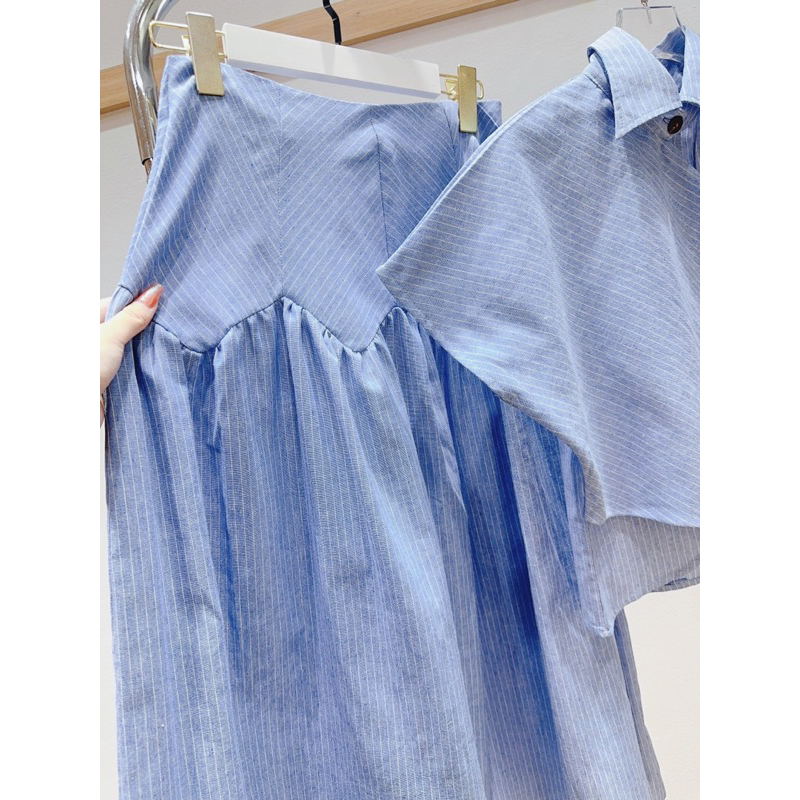 Set áo + chân váy dài