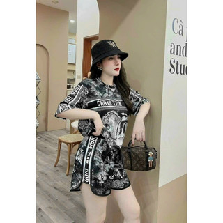 Sét bộ short phối 3d siêu đẹp