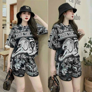SÉT BỘ SHORT PHỐI 3D SIÊU ĐẸP