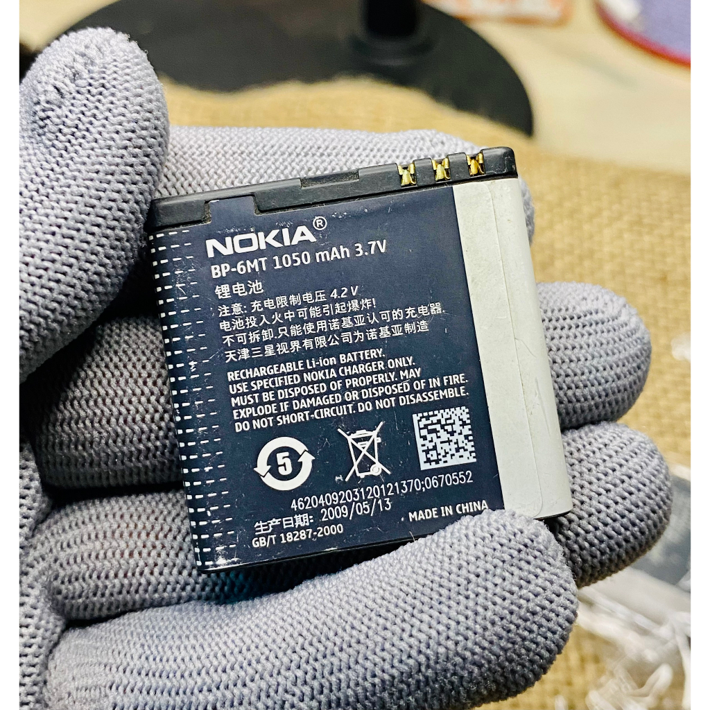 Pin Nokia BP-6MT Zin cũ bóc máy cho Nokia E51 | N81 | N82 | 6720c.