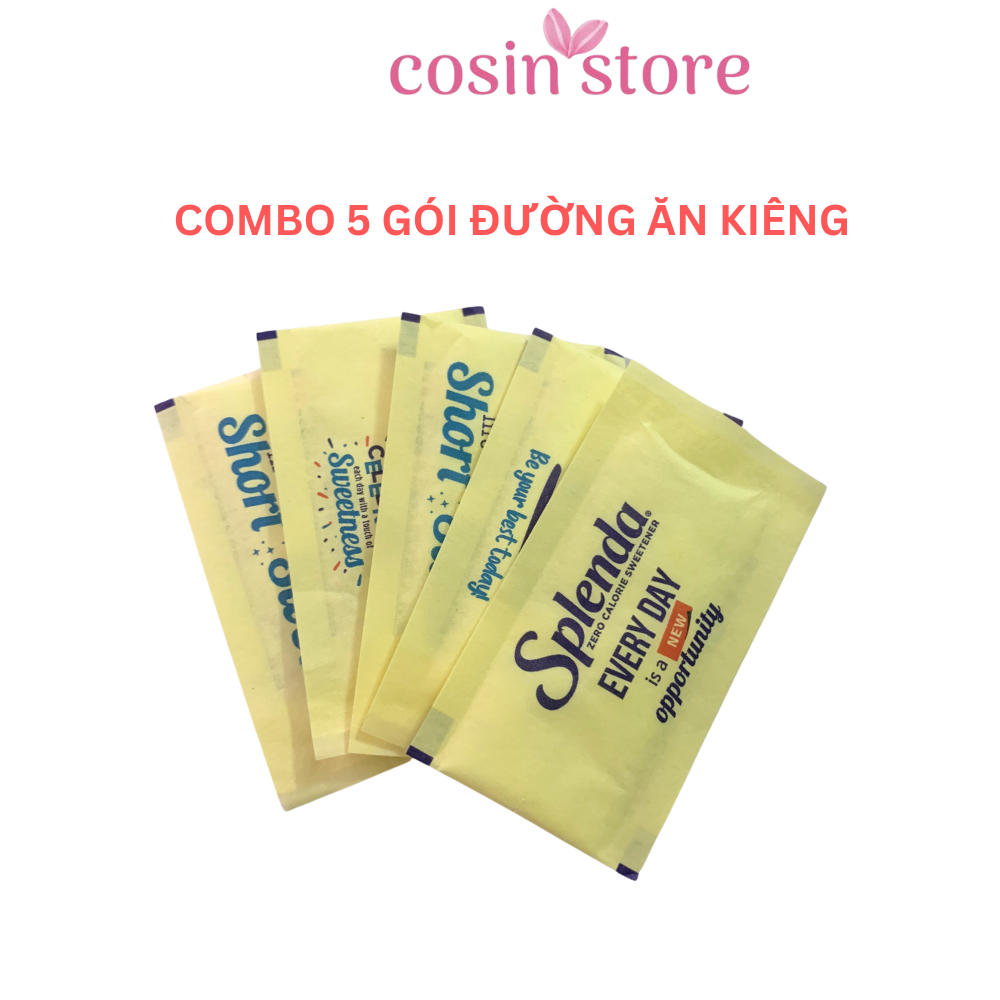 QUÀ TẶNG KHÔNG BÁN - COMBO 5 Gói đường ăn Kiêng Splenda