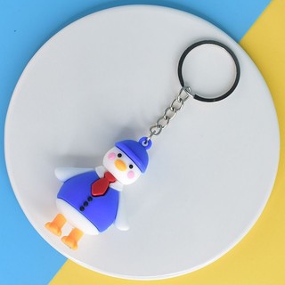 Móc khóa vịt nhiều màu cute