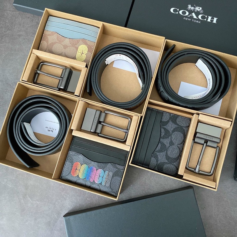 Set nịt coach kèm thẻ card full box xuất chuẩn