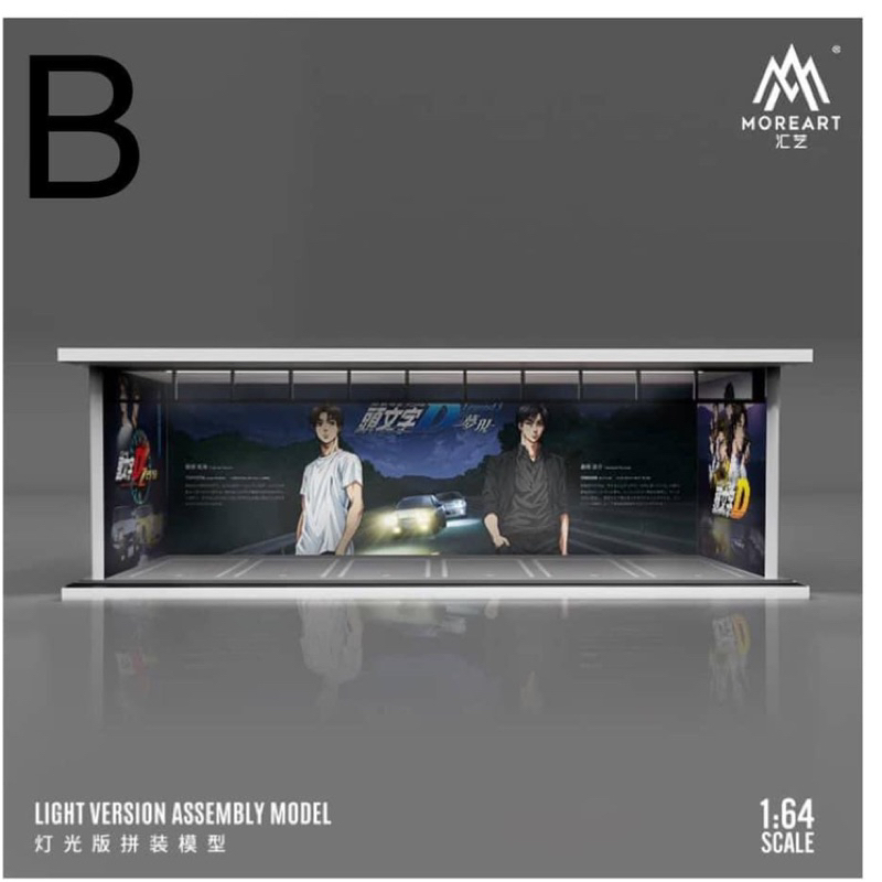 Mohinhxeps-1/64_Diograma MORE ART - Parking Lot Sence Diorama Garage