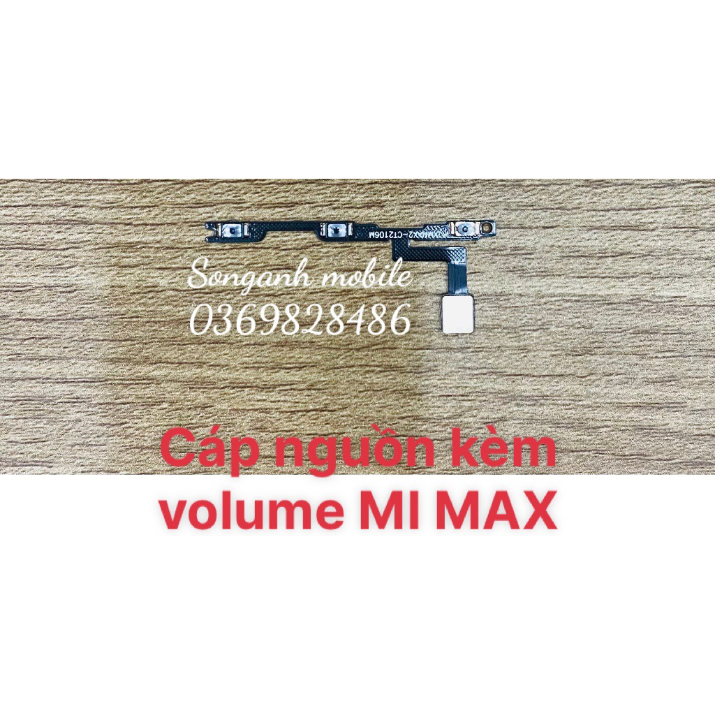 ￼Cáp Nguồn Kèm Volume Xiaomi Mi Max / Mi Max 2