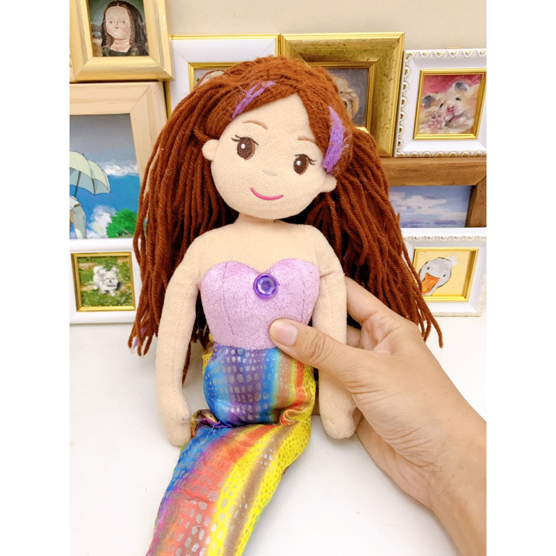 Gấu bông nàng tiên cá aurora thú nhồi bông đồ chơi dễ thương