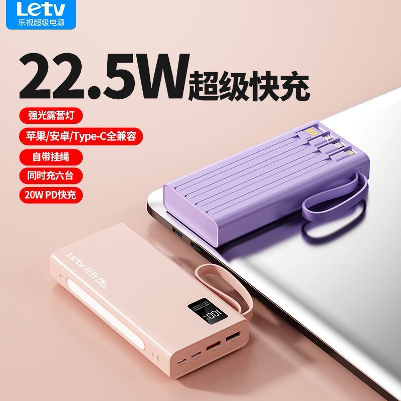 Sạc dự phòng siêu nhanh,siêu khoẻ 20000mAh chính hãng Letv