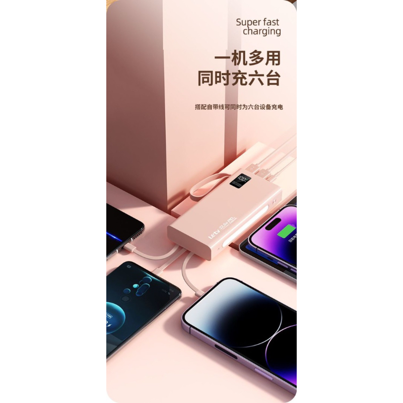 Sạc dự phòng siêu nhanh,siêu khoẻ 20000mAh chính hãng Letv