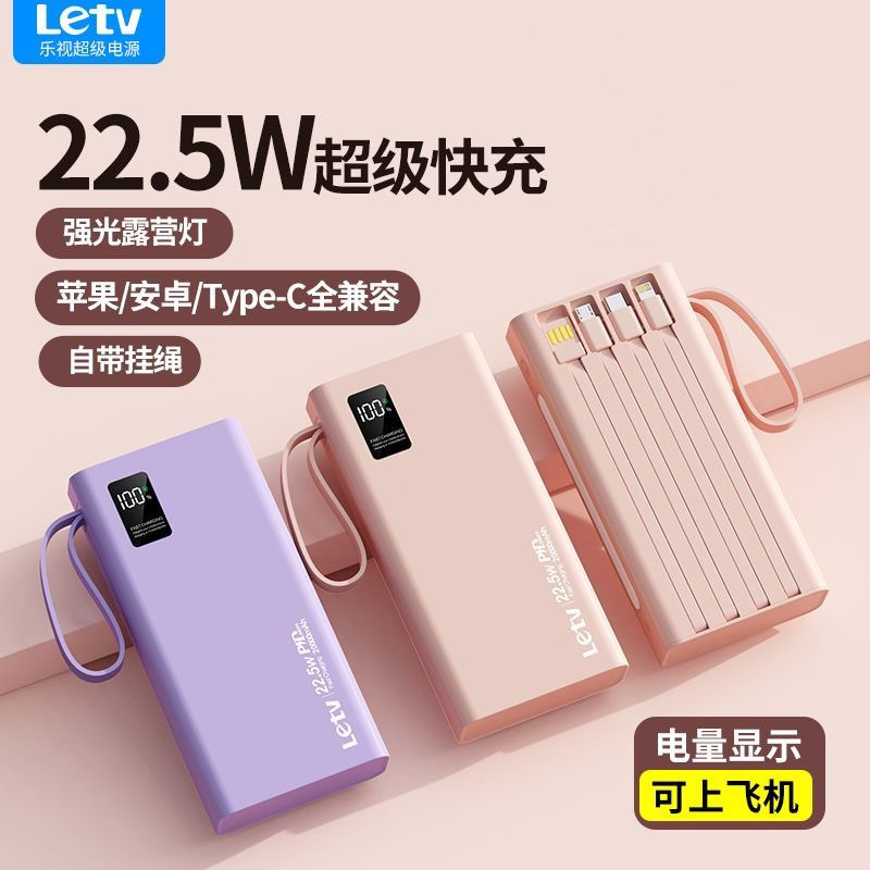 Sạc dự phòng siêu nhanh,siêu khoẻ 20000mAh chính hãng Letv