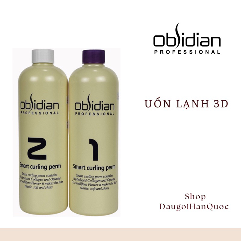 Kem Uốn Tóc 3d - Obsidian ( Uốn nóng, Uốn Lạnh)