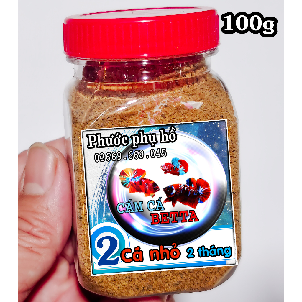 100g Cám cá betta phước phụ hồ - Số 2