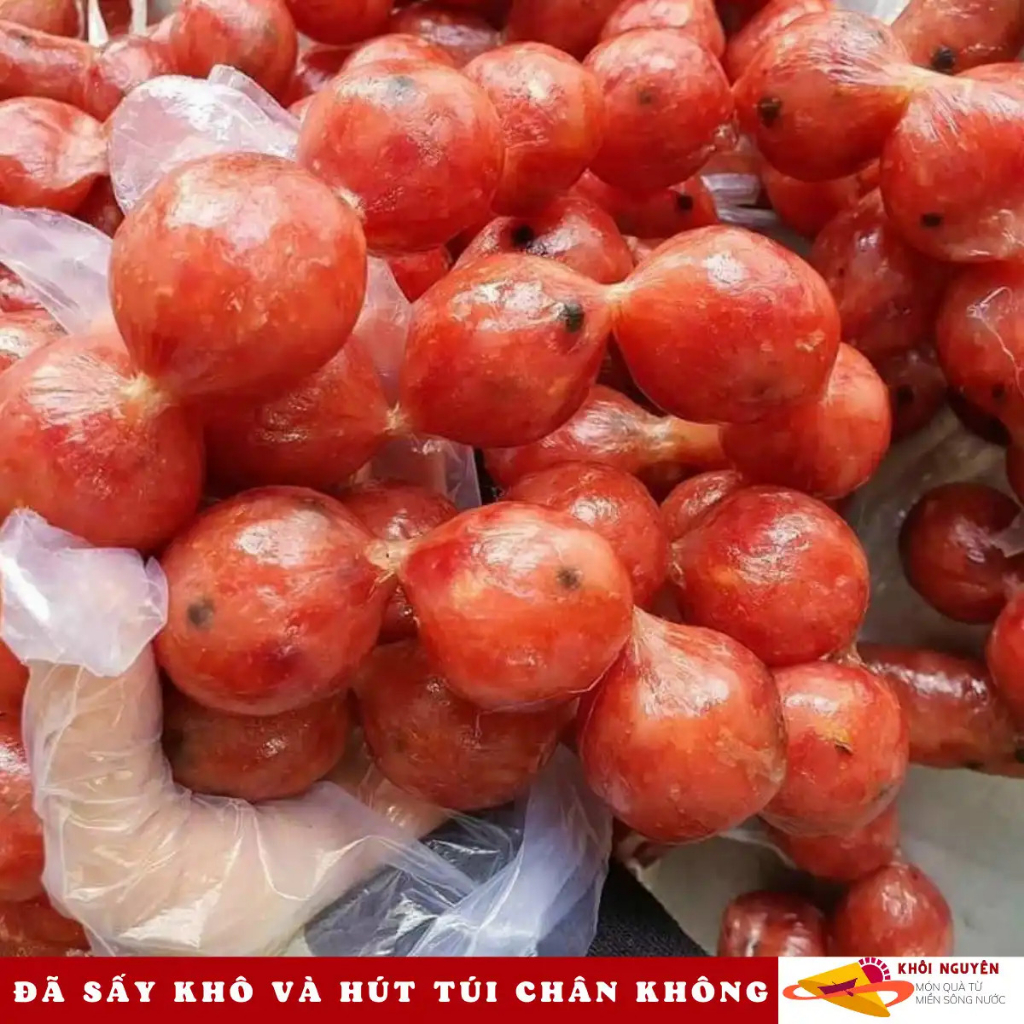 Lạp xưởng, lạp xưởng tươi, lạp sườn hồ lô 1kg [gồm 2 túi 500gr]