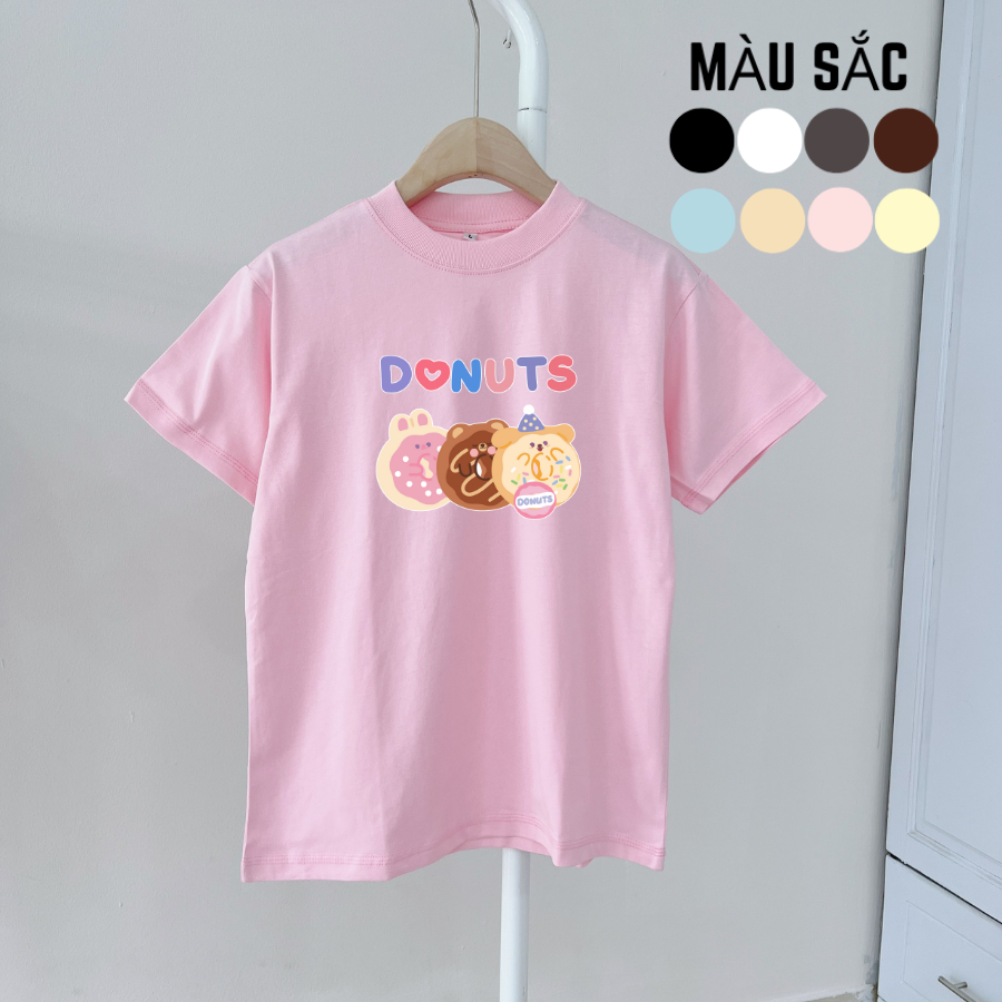 Áo Thun Nữ Baby Tee LYB mẫu Donut form slim nhỏ có size chất vải Cotton 100%