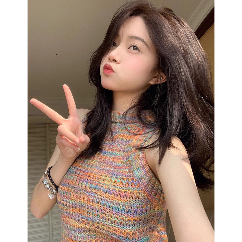 Áo ba lỗ đan sợi hologram DA626