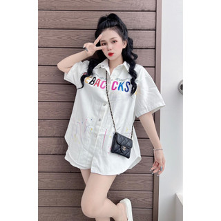 Bộ set  kaki cộc tay in chữ kèm quần,thời trang nữ cao cấp ms 118- Xưởng May LTM