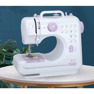  Máy May Mini Gia Đình Có Vắt Sổ Đa Năng,12 kiểu may Có Chức Năng 2 Nấc Điều Chỉnh Tốc Độ Điều Chỉnh Độ Ngắn Mũi Chỉ,lo 