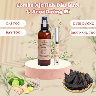 Combo Xịt Dưỡng Tóc,Dưỡng Mi Phương Anh