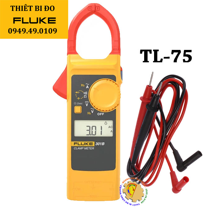 Fluke 301A/301B/301C/301D/301E chính hãng, Tem chống hàng giả. BH 12T TẶNG TÚI FLUKE ĐỰNG MÁY