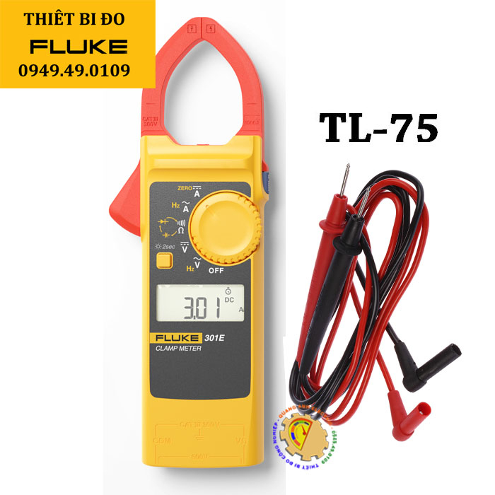 Fluke 301A/301B/301C/301D/301E chính hãng, Tem chống hàng giả. BH 12T TẶNG TÚI FLUKE ĐỰNG MÁY