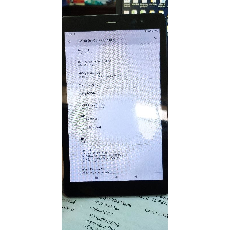 Máy tính bảng Masstel Tab 8.1 ram 3gb, bộ nhớ 32gb giá rẻ