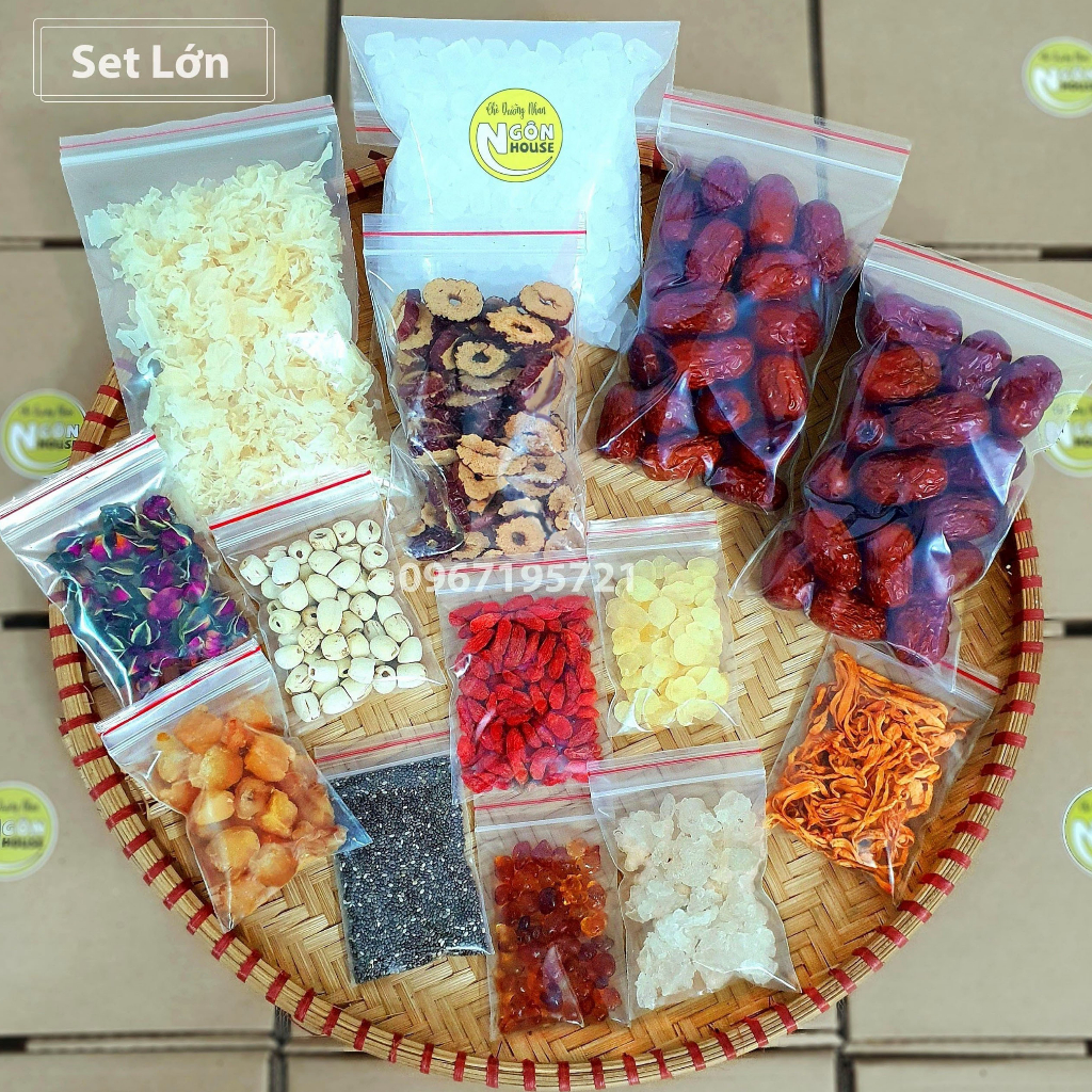 Set Lớn 750g - Chè Dưỡng Nhan Tuyết Yến
