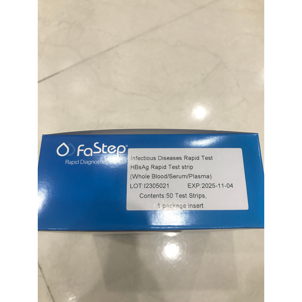 Bộ test thử, test nhanh tại nhà Viêm gan B, Kit Test Viêm Gan B Fastep chính hãng
