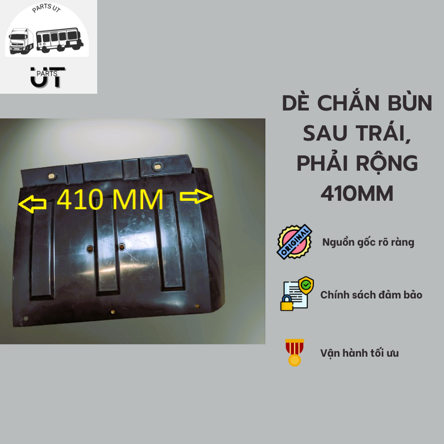 DÈ CHẮN BÙN BÁNH SAU XE TẢI K250 OLLIN FUSO CANTER
