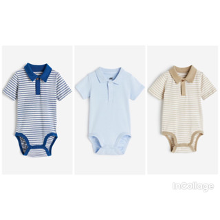 Bodychip cổ polo H&M bé trai