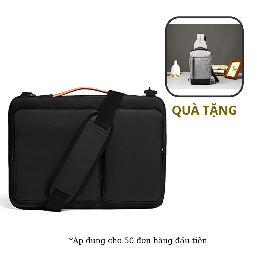 Túi laptop, túi xách công sở thời trang PADO 575 chứa được laptop 17inch, chất liệu trượt nước cao cấp | BigBuy360 - bigbuy360.vn