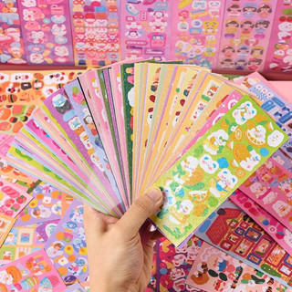 COMBO 10 tờ 5 tờ sticker trang trí động vật cute
